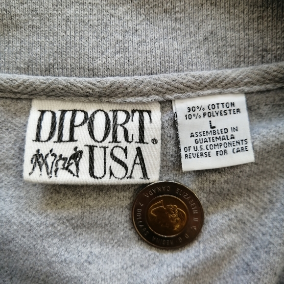 Long Beach California Grey Polo Large - Picture 6 of 6